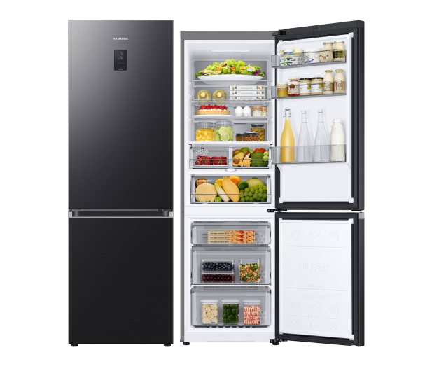 Lodówka Samsung RB34C775CB1 EF No Frost 185,3cm Grafitowa Stal Komora Zero Metal Cooling AI 340L - 1521984 - zdjęcie